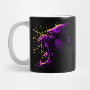 Psychedelic gorilla Mug